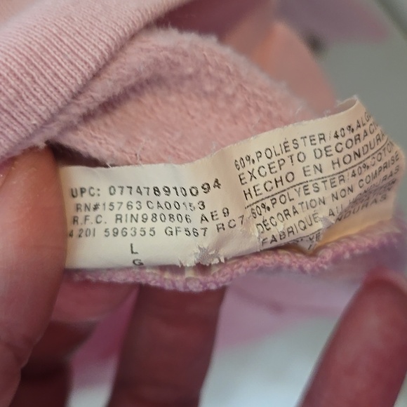 Champion Pink Sweatshirt Size Large Used - Picture 5 of 5